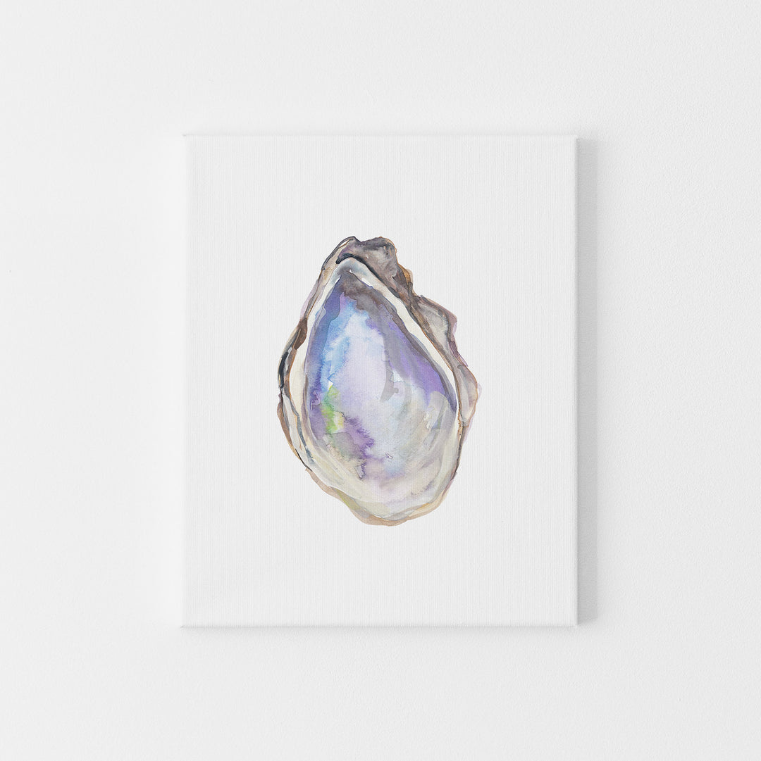 Watercolor Oyster Decor Art Print or Canvas - Jetty Home