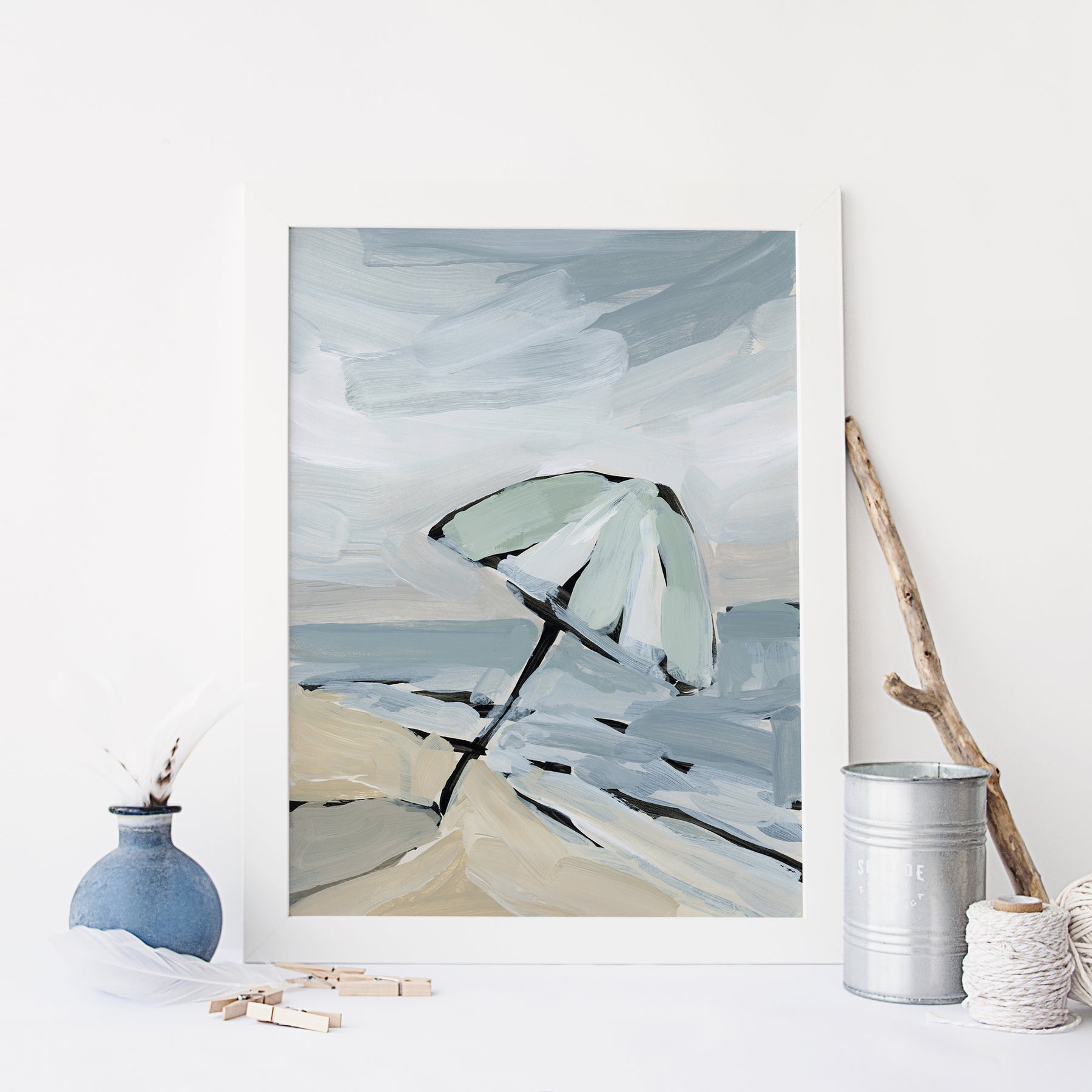 Umbrella in the Sand Jetty Home