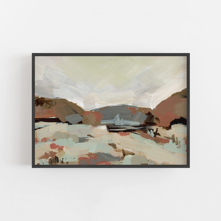 Western Desert Landscape Painting Wall Art Print or Canvas - Jetty Home