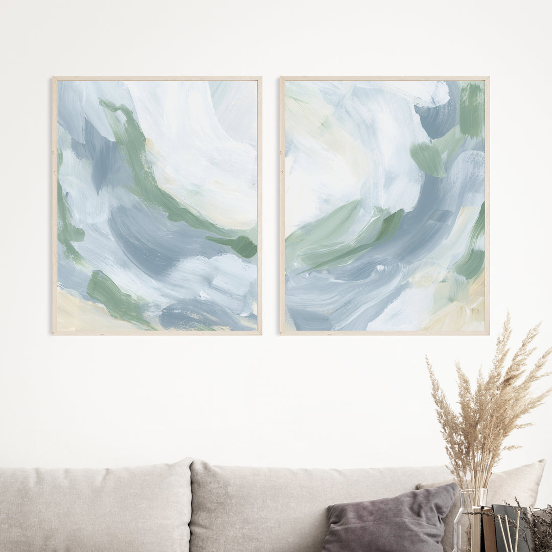 Churning Tides - Set of 2  - Art Prints or Canvases - Jetty Home