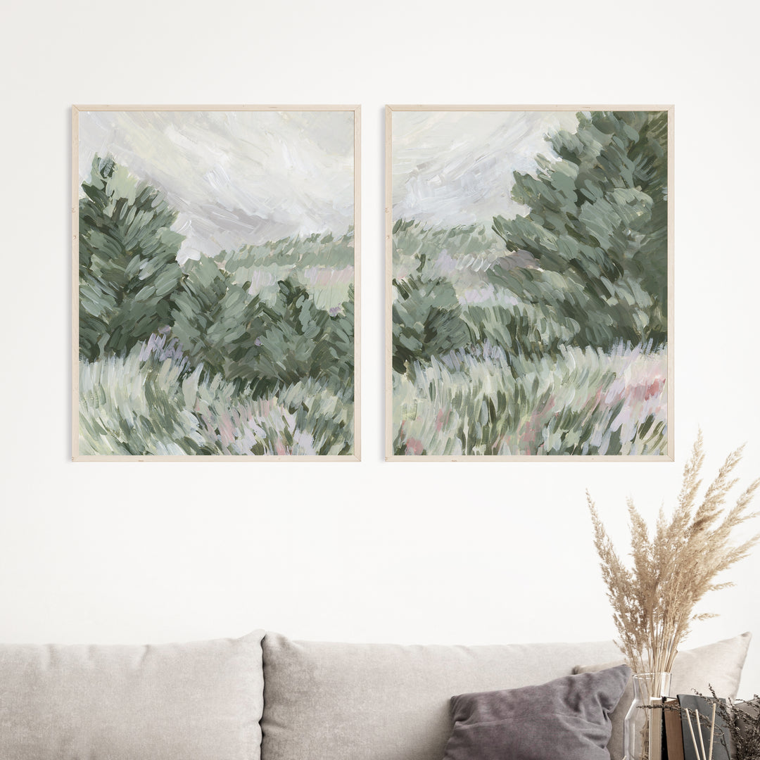 Countryside Views - Set of 2  - Art Prints or Canvases - Jetty Home