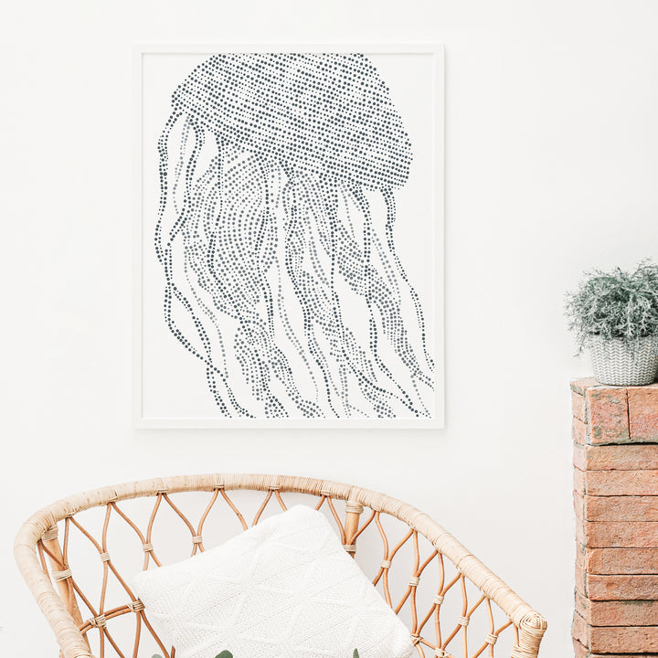 Modern Jellyfish, No. 1  - Art Print or Canvas - Jetty Home