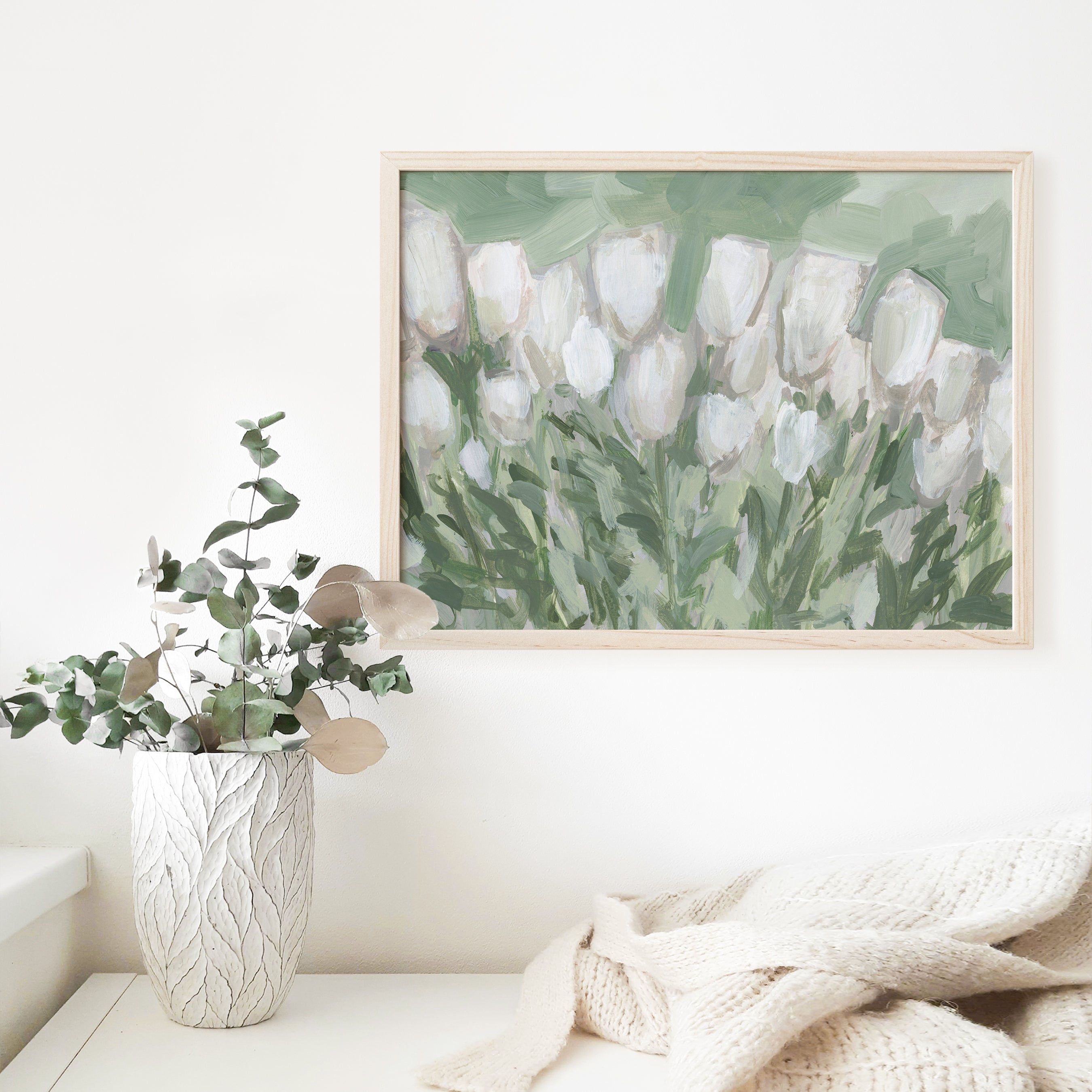 Tulips - Spring Flowers - sold English Garden - Nursery - Wall Art - Nature - Elegant - Photography