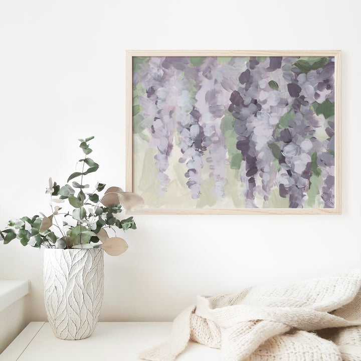 Sunned Wisteria  - Art Print or Canvas - Jetty Home