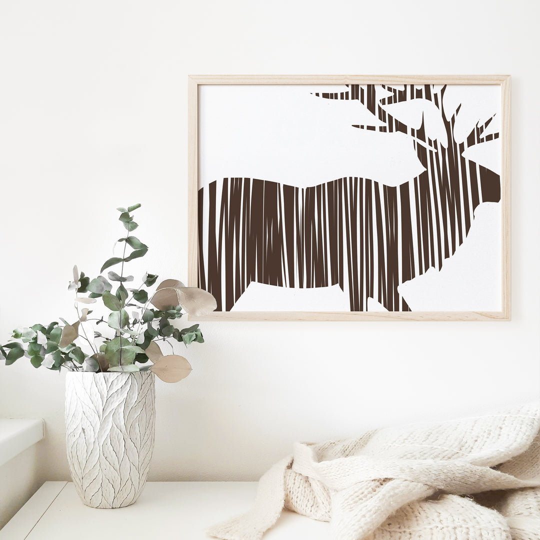 Deconstructed Stag - Art Print or Canvas - Jetty Home