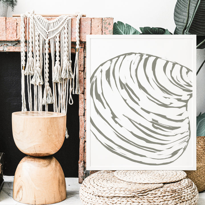 Modern Seashell Study, No. 1  - Art Print or Canvas - Jetty Home