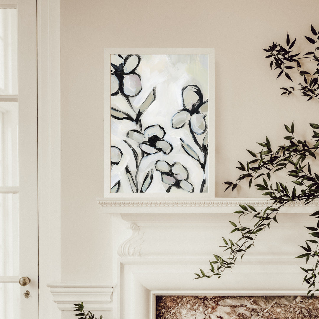 Neutral Daisy Study  - Art Print or Canvas - Jetty Home