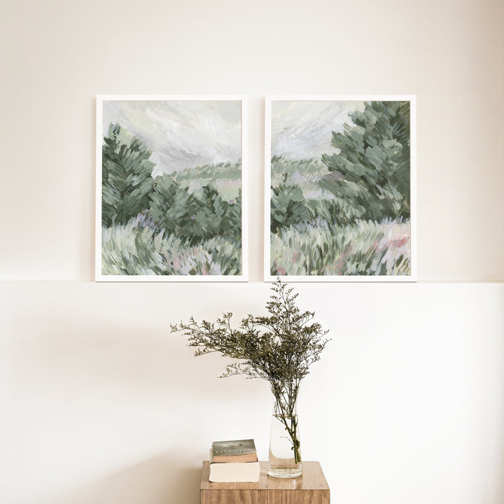 Countryside Views - Set of 2  - Art Prints or Canvases - Jetty Home