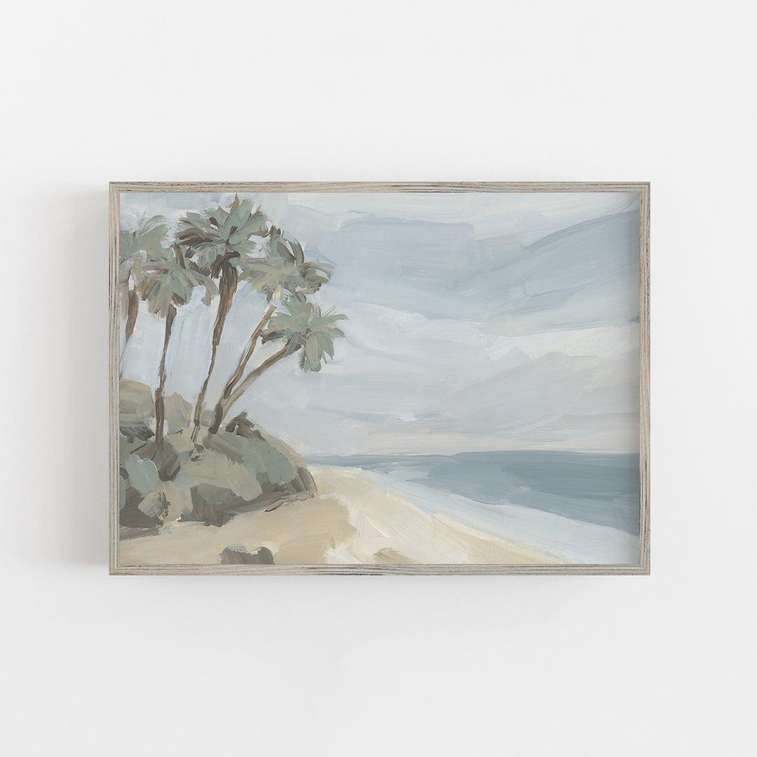 "The Summer Beach" Seascape - Art Print or Canvas - Jetty Home