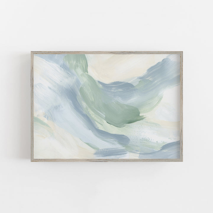 "Wave Flow" Ocean Painting - Art Print or Canvas - Jetty Home