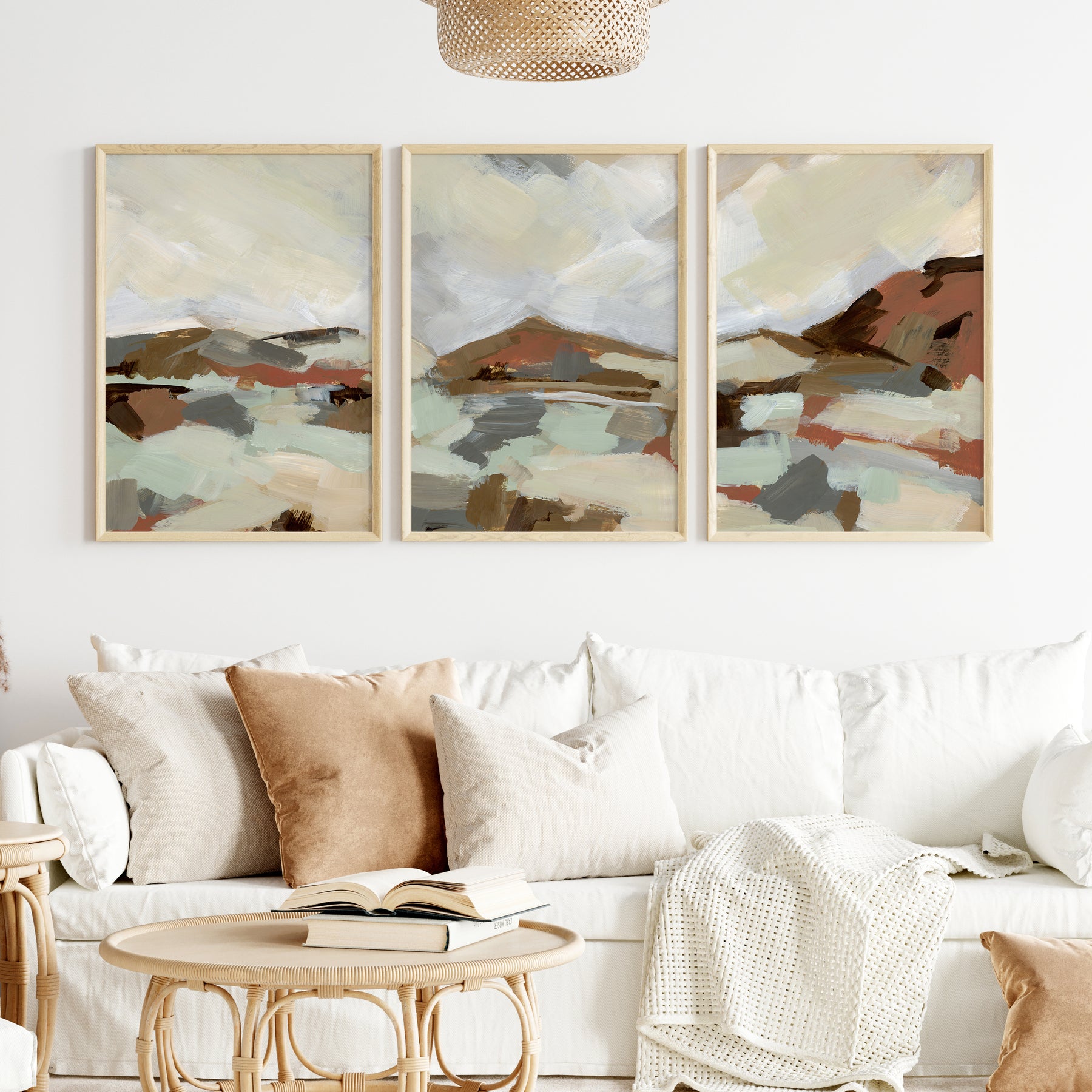 Desert Sagebrush Vista - Set of 3 | Jetty Home