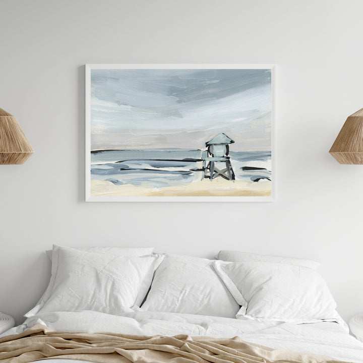 The Lifeguard Tower  - Art Print or Canvas - Jetty Home