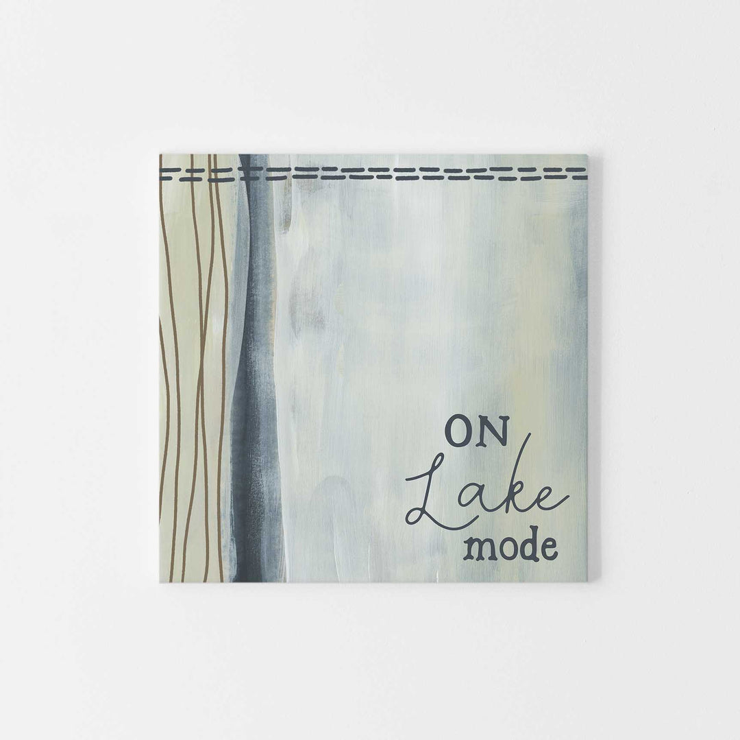On Lake Mode Neutral Modern Wall Art Print or Canvas - Jetty Home