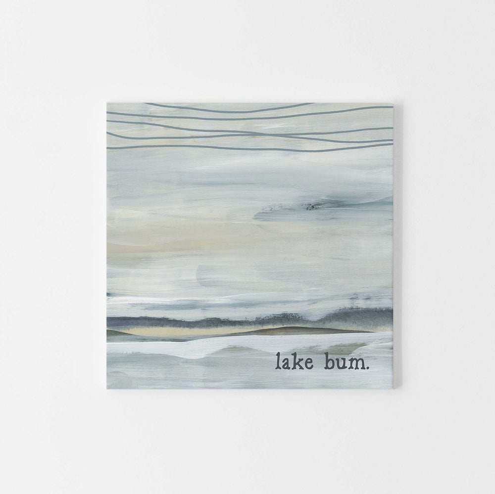 Lake Bum Neutral Modern Wall Art Print or Canvas - Jetty Home