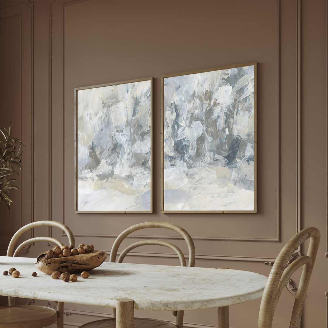 Snow Drift - Set of 2  - Art Prints or Canvases - Jetty Home