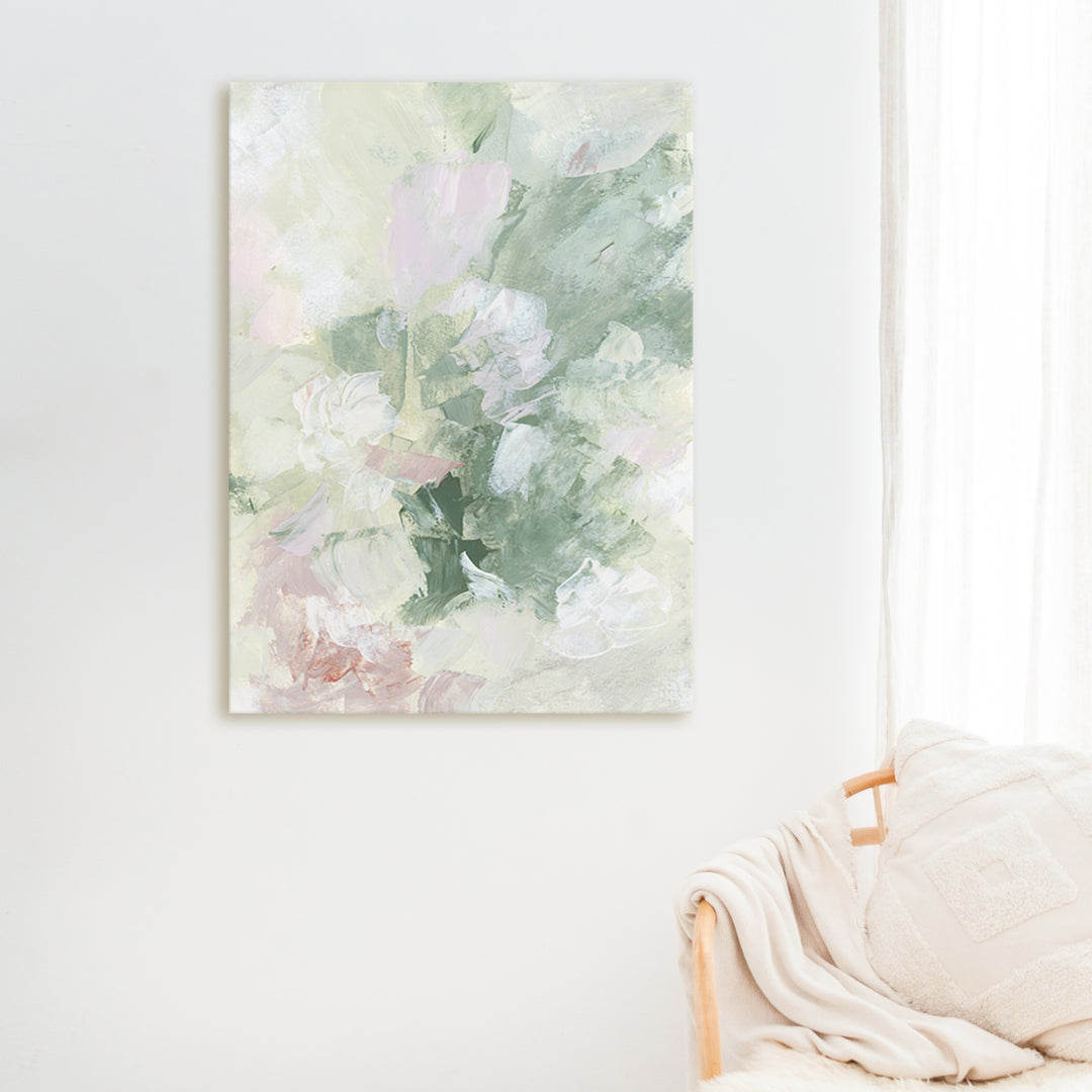 Springtime Floral Garden Abstract Art Print or Canvas - Jetty Home