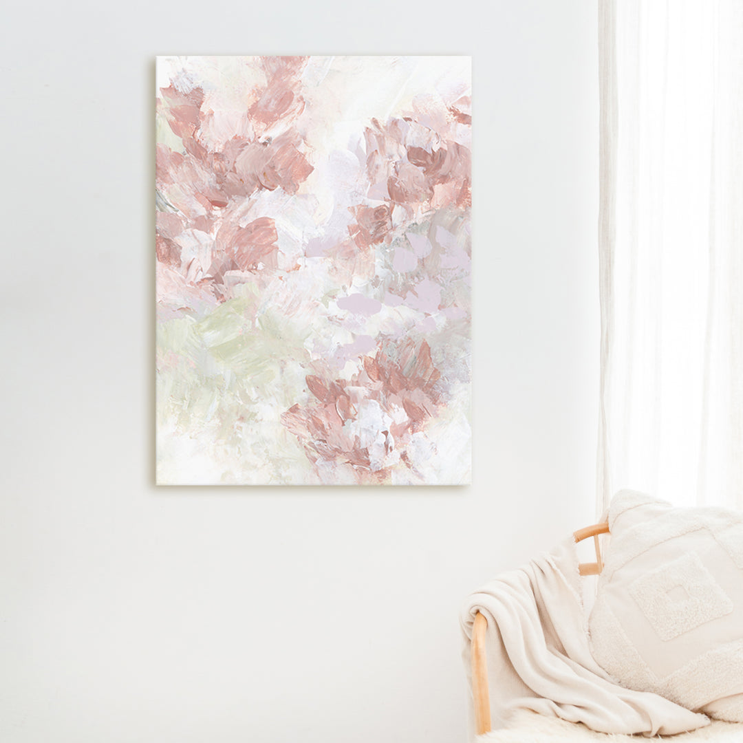 Flowers in the Meadow Pink Art Print or Canvas - Jetty Home