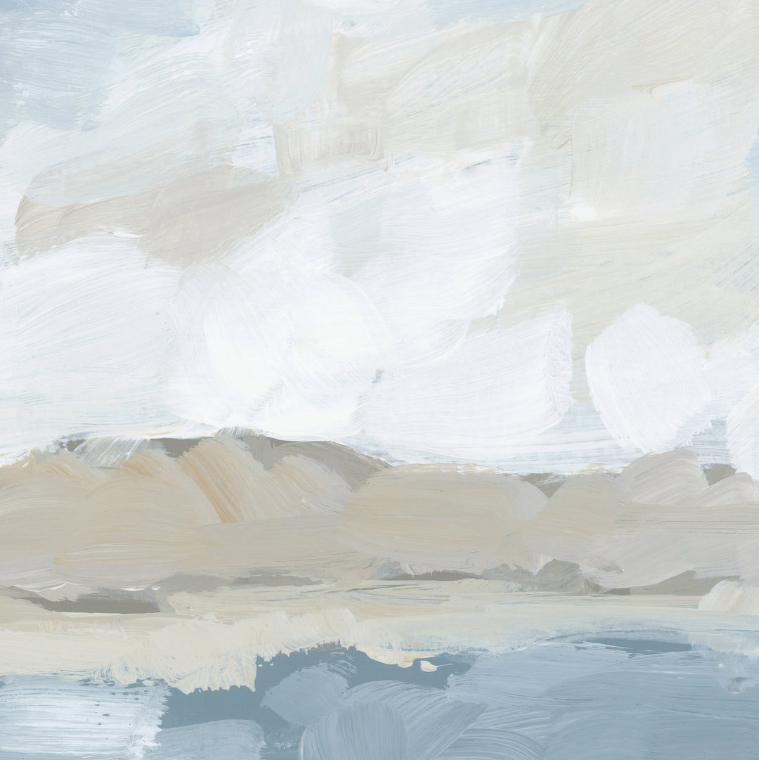 "Ocean Fog Lifting" Coastal Painting - Art Print or Canvas - Jetty Home