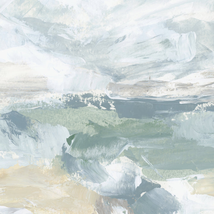 "Choppy Seas" Coastal Seascape Painting - Art Print or Canvas - Jetty Home