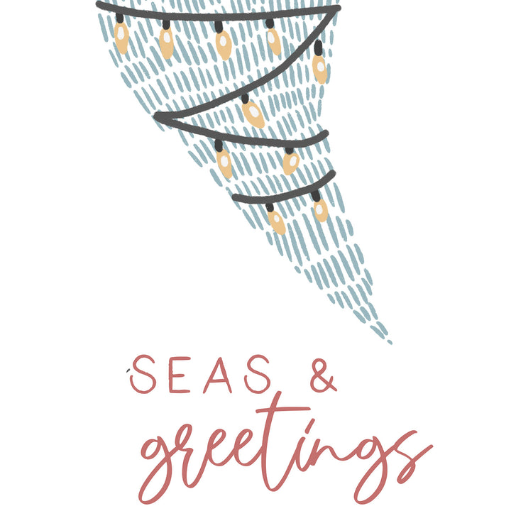 Seas and Greetings - Art Print or Canvas - Jetty Home