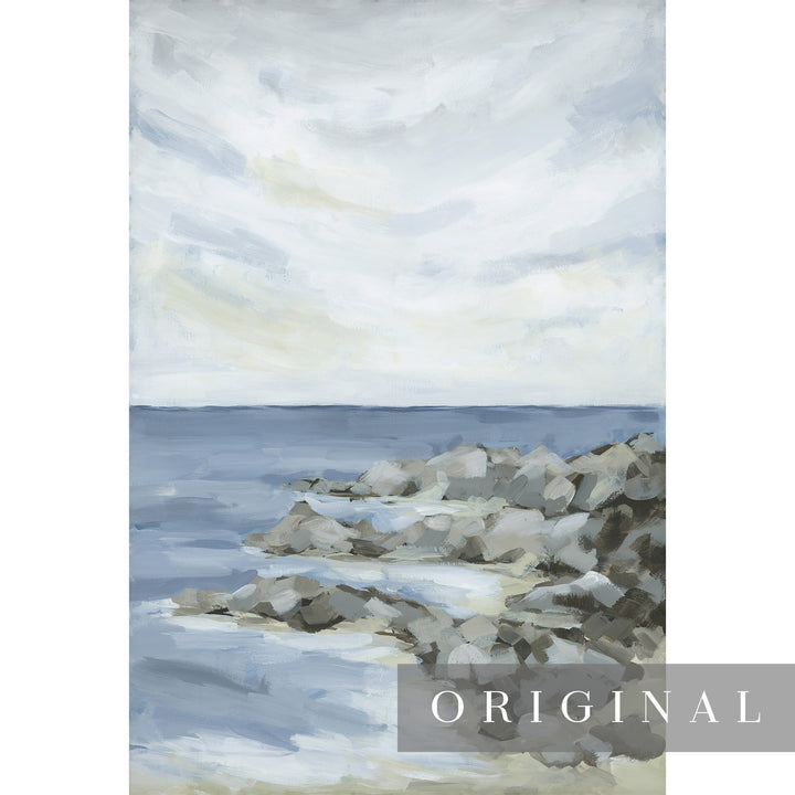 Breakwater -- 24x36" on Canvas - Jetty Home